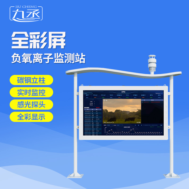 全彩屏負氧離子監測站選九丞! 全彩屏負氧離子監測站選九丞!