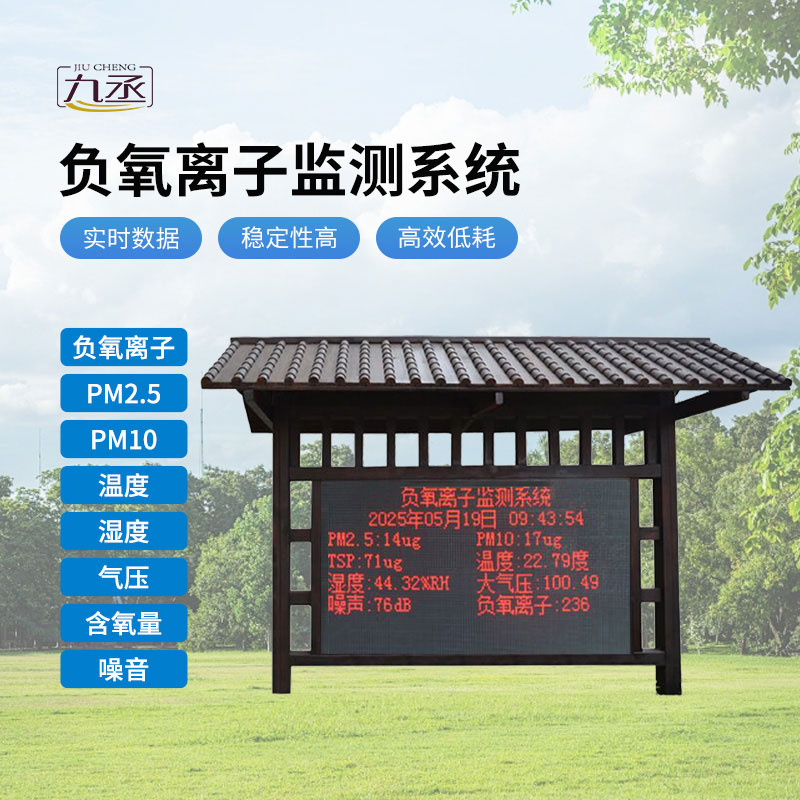 防腐木負氧離子監(jiān)測站